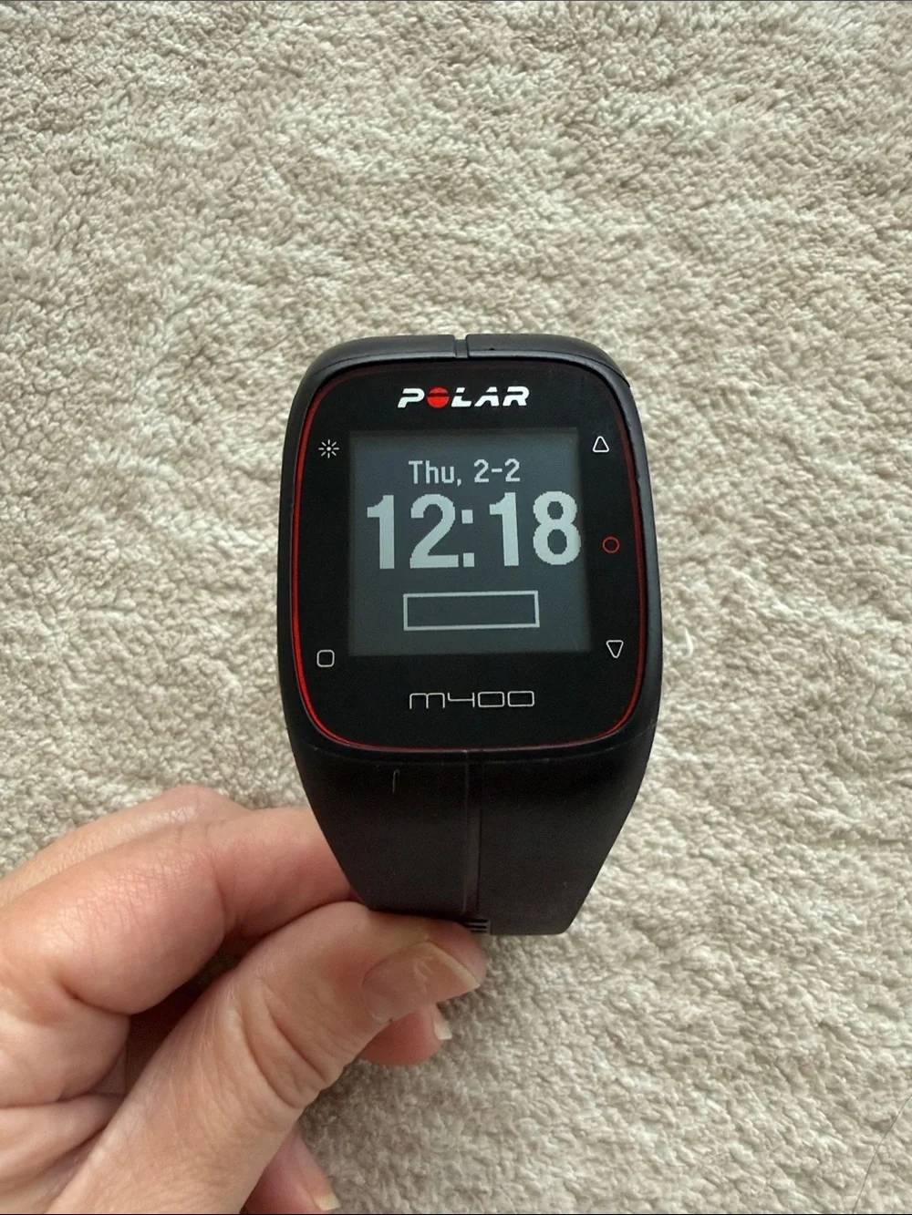 Polar M400 GPS Running Watch w/ Charger